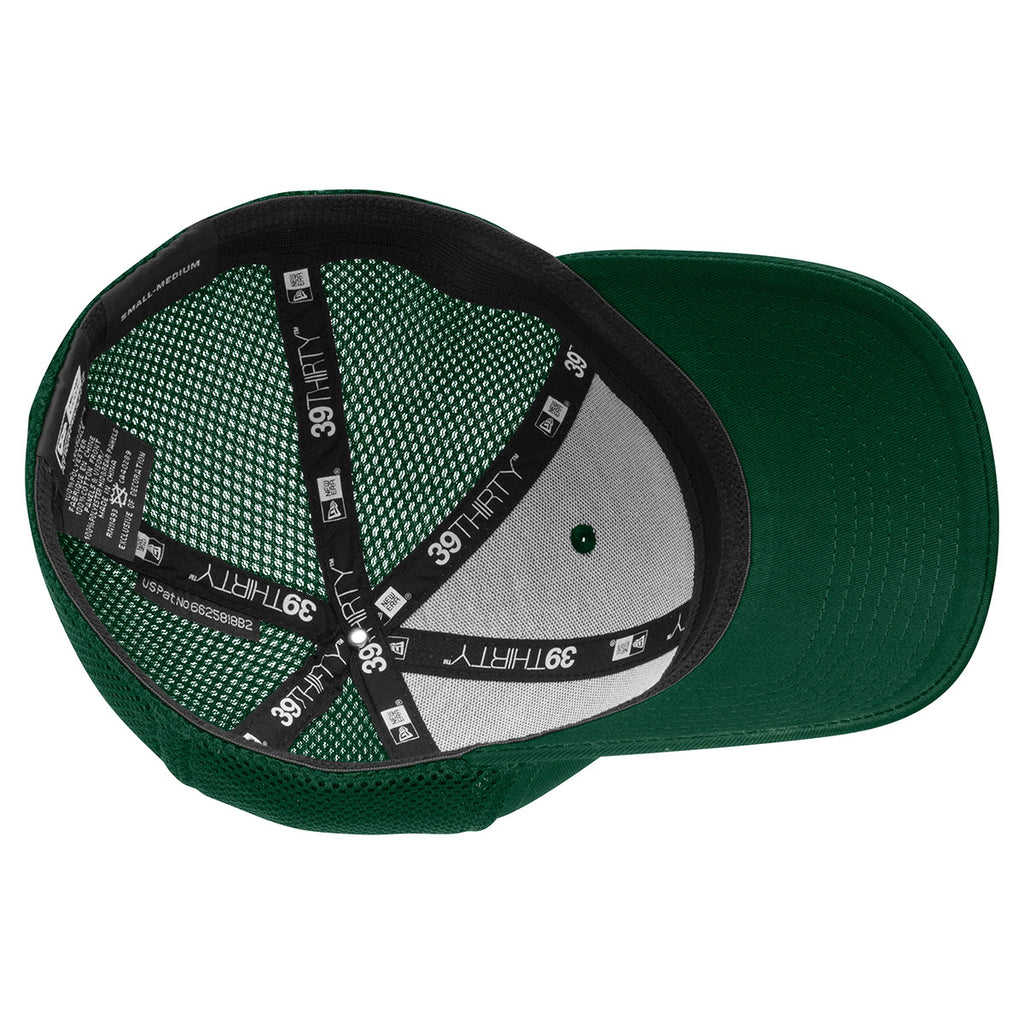 New Era Dark Green/Dark Green Stretch Mesh Cap