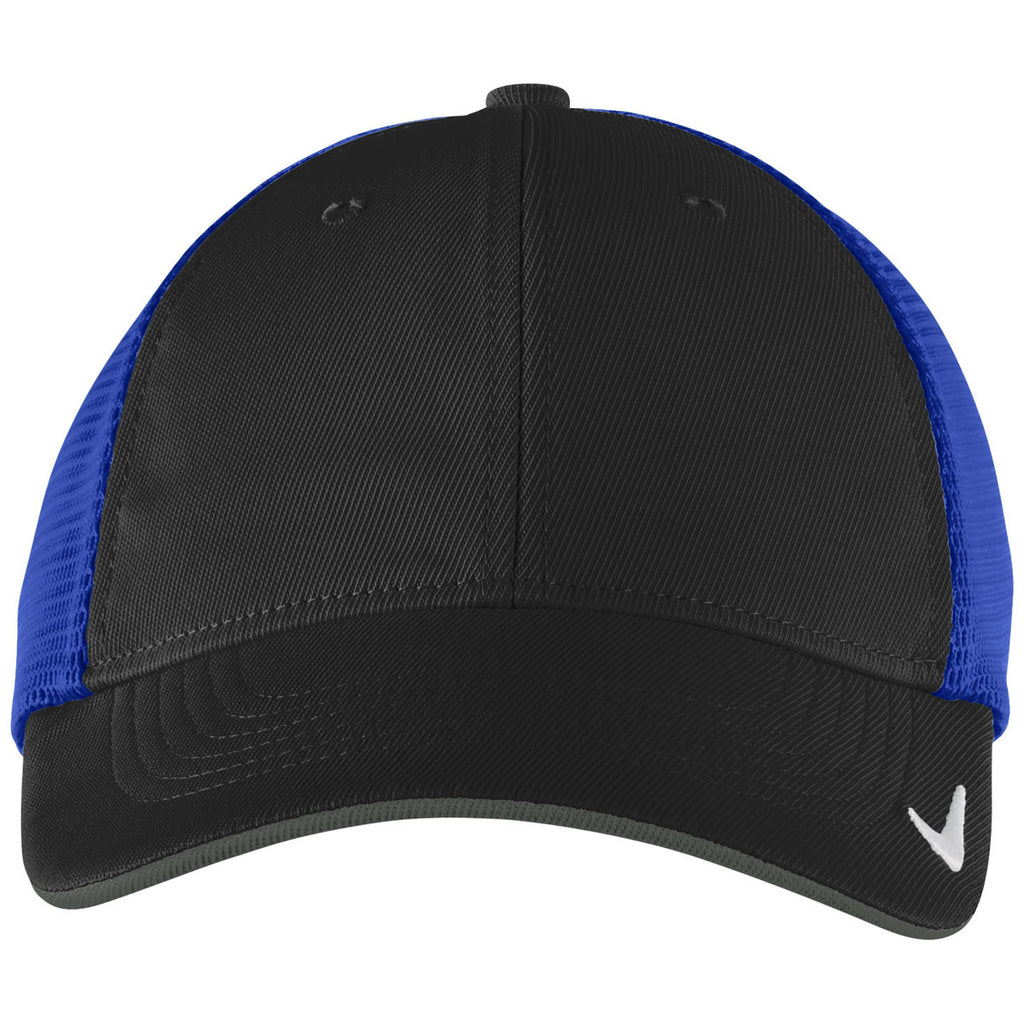 Nike Black/Game Royal Dri-FIT Mesh Back Cap