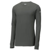 Nike Men's Anthracite Core Cotton Long Sleeve Tee