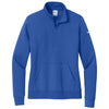 Nike Women's Game Royal Club Fleece Sleeve Swoosh 1/2 Zip