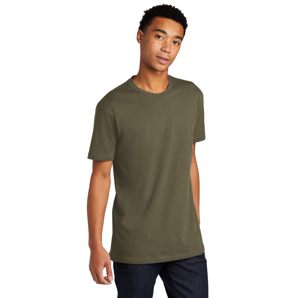 Next Level Unisex Military Green Cotton Tee