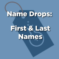 First & Last Names