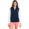 Vineyard Vines Women's Vineyard Navy Sweater Fleece Vest