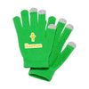 K & R Lime Green Conduct Touchscreen Compatible Glove