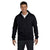 Hanes Men's Black 7.8 oz. EcoSmart 50/50 Full-Zip Hood