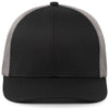 Pacific Headwear Black/Graphite/Black Fusion Trucker Cap