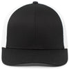Pacific Headwear Black/White/Black Fusion Trucker Cap