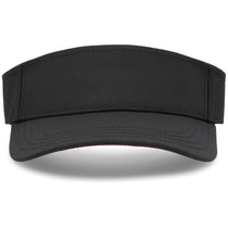 Pacific Headwear Black/Red Perforated Coolcore Visor