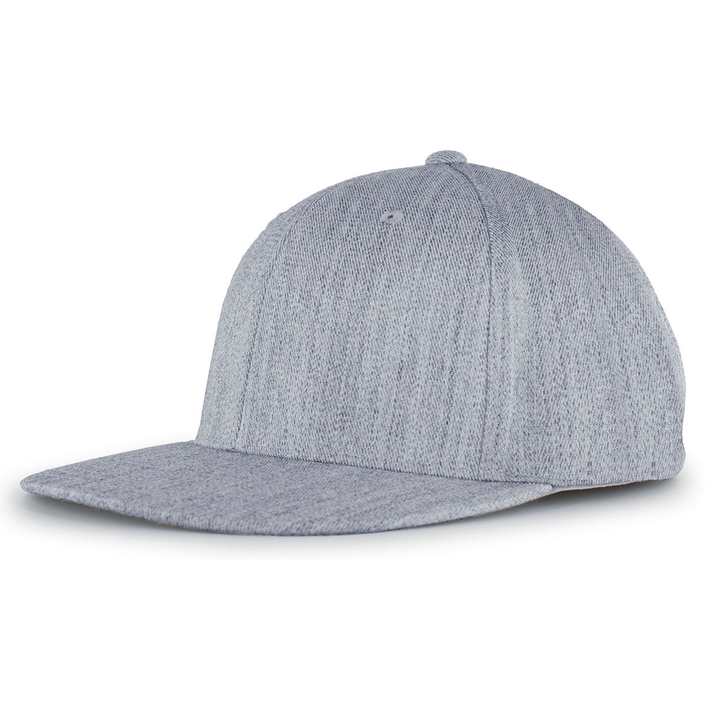 Pacific Headwear Light Blue Heather Premium Acrylic/Wool Blend FlexFit Cap