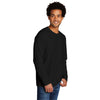 Port & Company Men's Black Tri-Blend Long Sleeve Tee