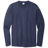 Port & Company Navy Blue Long Sleeve Bouncer Tee