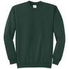 Port & Company Men's Dark Green Core Fleece Crewneck Sweatshirt