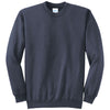 Port & Company Men's Heather Navy Core Fleece Crewneck Sweatshirt