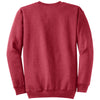 Port & Company Men's Heather Red Core Fleece Crewneck Sweatshirt