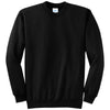 Port & Company Men's Jet Black Core Fleece Crewneck Sweatshirt