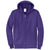 Port & Company Men's Purple Core Fleece Full-Zip Hooded Sweatshirt