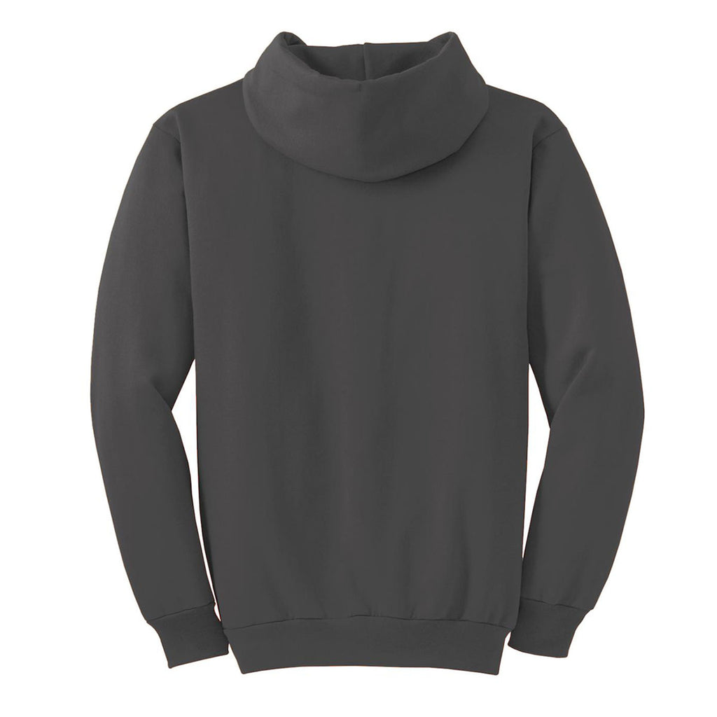 Port & Company Men's Charcoal Tall Essential Fleece Pullover Hooded Sweatshirt