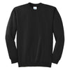 Port & Company Men's Jet Black Tall Essential Fleece Crewneck Sweatshirt