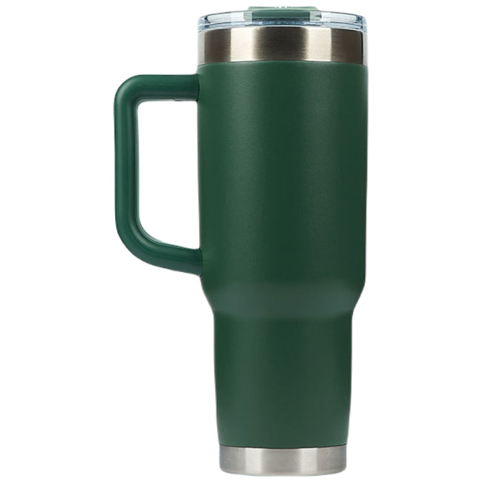 Pelican Green Porter 40 oz. Recycled Double Wall Stainless Steel Travel Tumbler