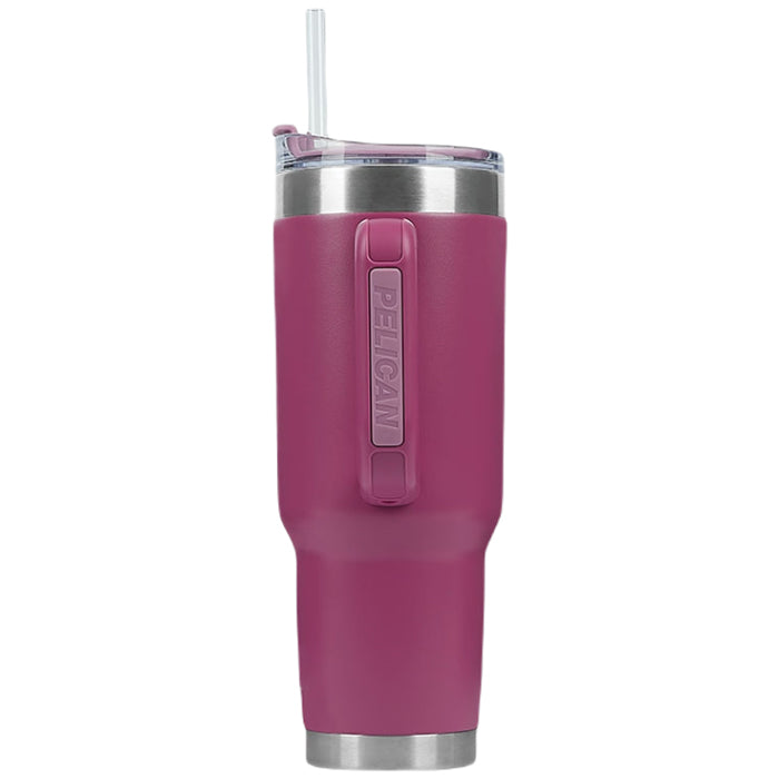 Pelican Orchid Porter 40 oz. Recycled Double Wall Stainless Steel Travel Tumbler