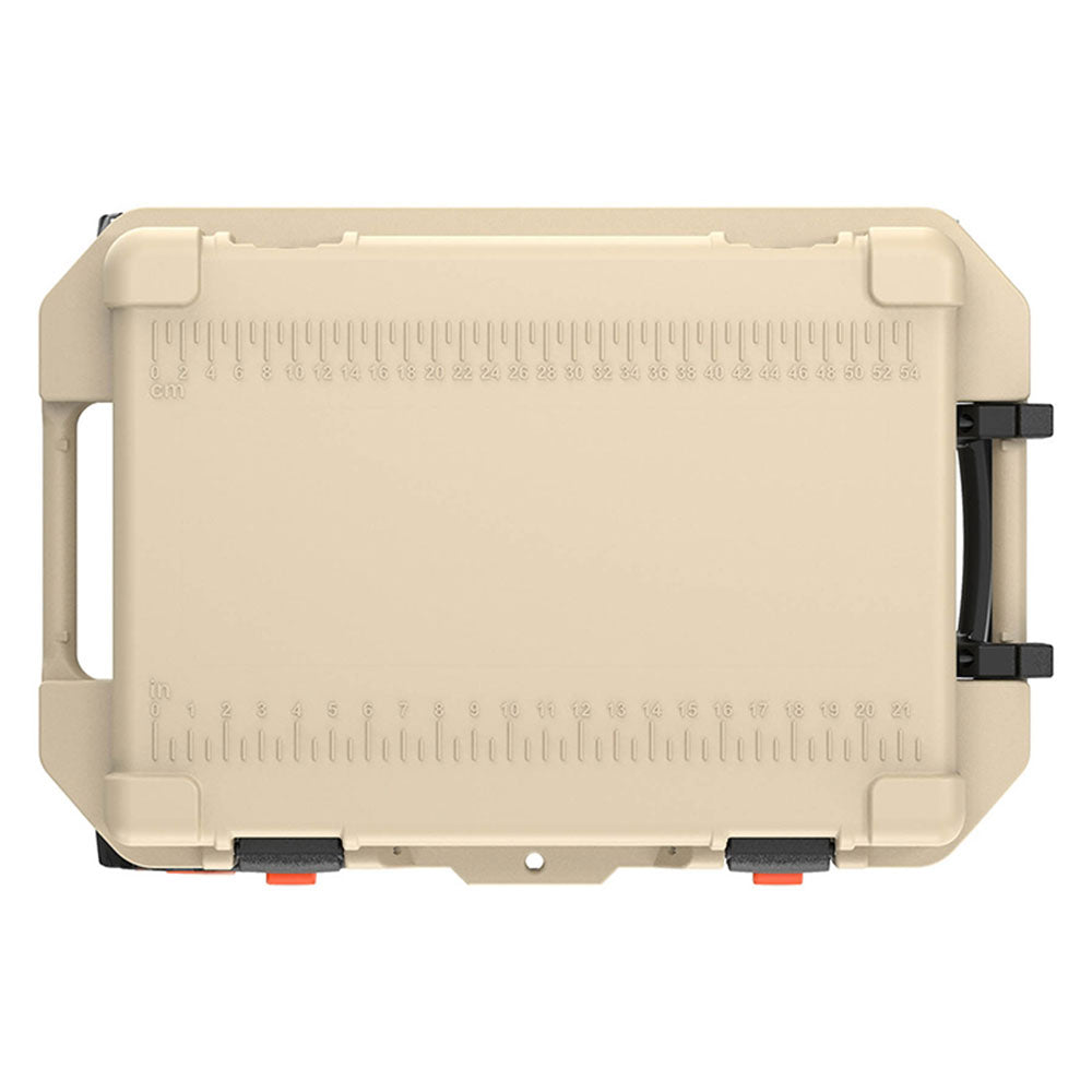 Pelican Khaki Elite Wheeled Cooler - 45 Qt