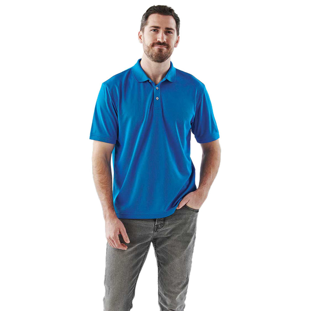 Stormtech Men's Azure Blue Sirocco Sports Polo