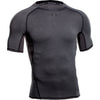 Under Armour Men's Charcoal HeatGear Armour S/S Compression Shirt
