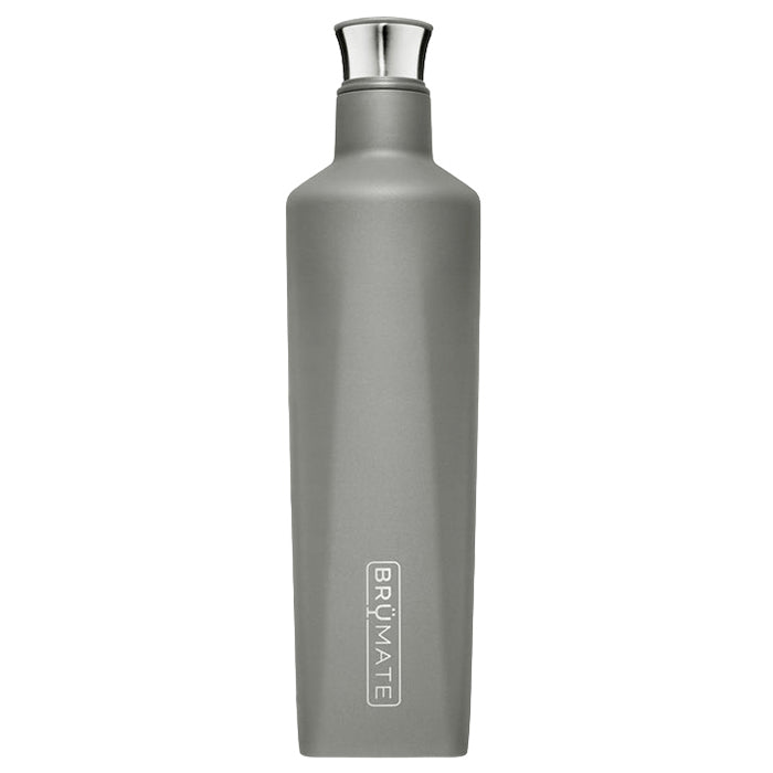 BruMate Matte Grey ReHydration Bottle 25 oz.