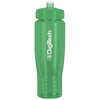 QNCH Green SAHARA 28 oz. Eco-Polyclear Sports Bottle with Push/Pull Lid