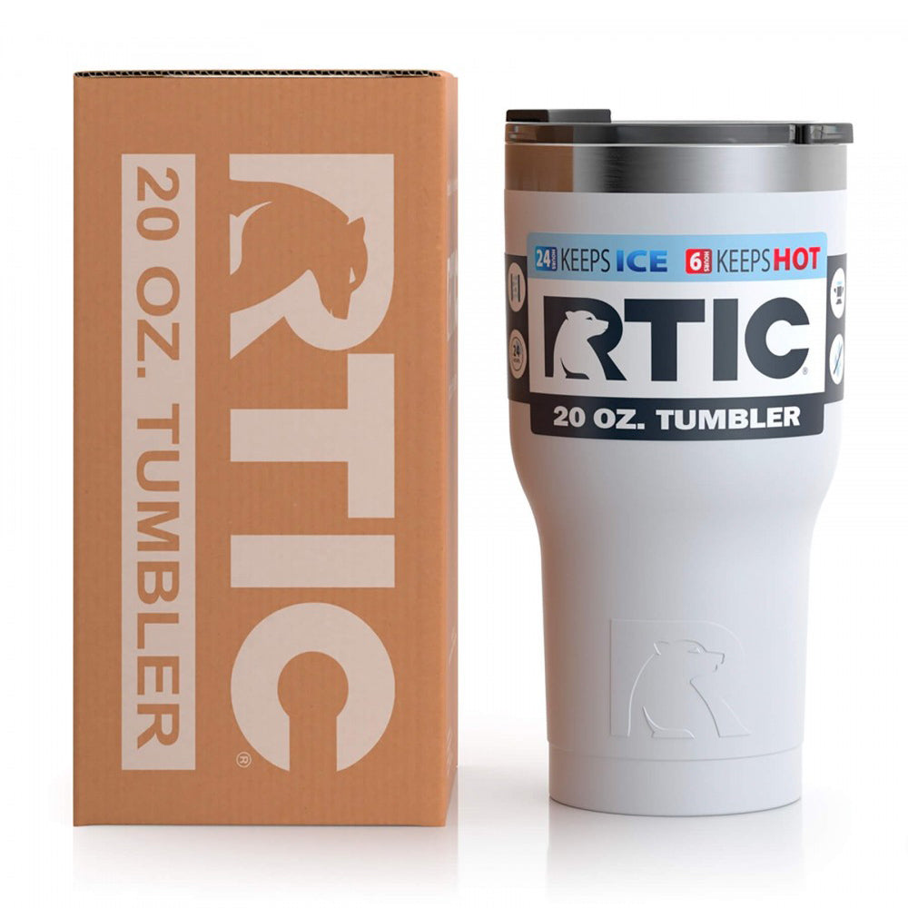 RTIC White Tumbler 20oz Tumbler