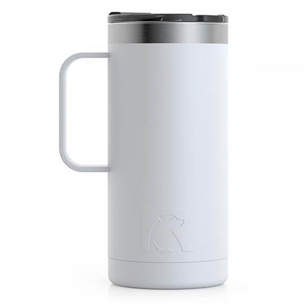 RTIC White 16oz Travel Coffee Cup