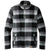 Russell Outdoors Men's Deep Black Plaid Basin Snap Pullover