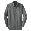 Port Authority Grey Men's Tonal Pattern Easy Care Shirt