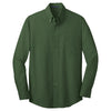 Port Authority Men's Dark Cactus Green Tall Crosshatch Easy Care Shirt