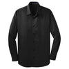 Port Authority Men's Black Stretch Poplin Shirt