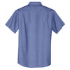 Port Authority Men's Navy Short Sleeve SuperPro Oxford Shirt