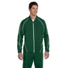Russell Athletic Men's Dark Green/White Team Prestige Full-Zip Jacket