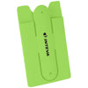 Bullet Lime Green Silicone Phone Wallet with Stand