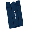 Bullet Navy Blue Silicone Phone Wallet with Stand