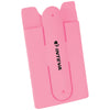 Bullet Pink Silicone Phone Wallet with Stand
