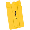 Bullet Yellow Silicone Phone Wallet with Stand