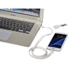 Bullet White 2-in-1 Charging Cable Lanyard