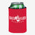 Bullet Red 12oz Collapsible Can Insulator