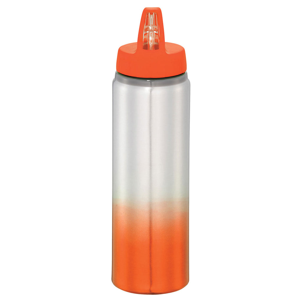Bullet Orange Gradient 25oz Aluminum Sports Bottle