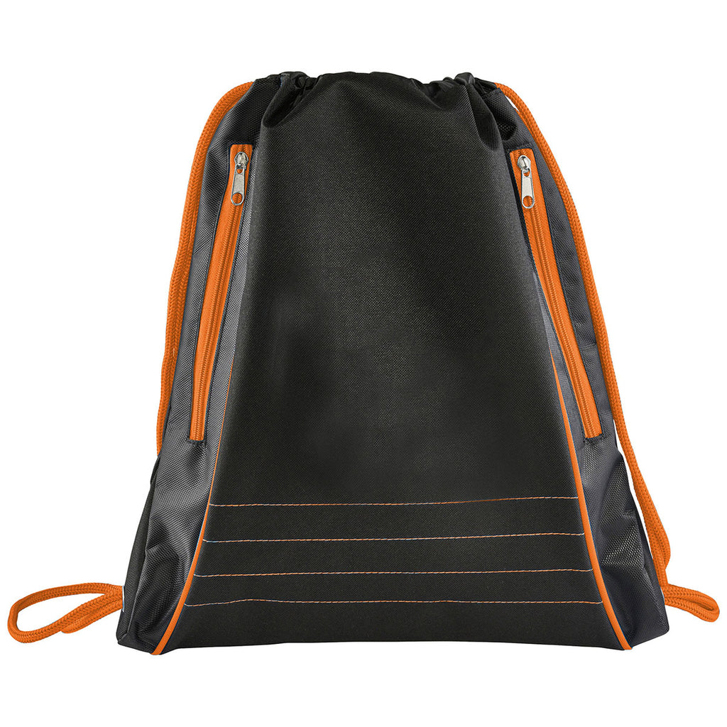 Bullet Orange Neon Deluxe Drawstring Bag