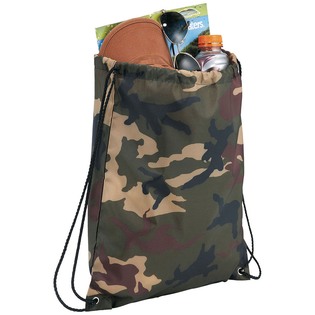 Bullet Camouflage Camo Oriole Drawstring Bag