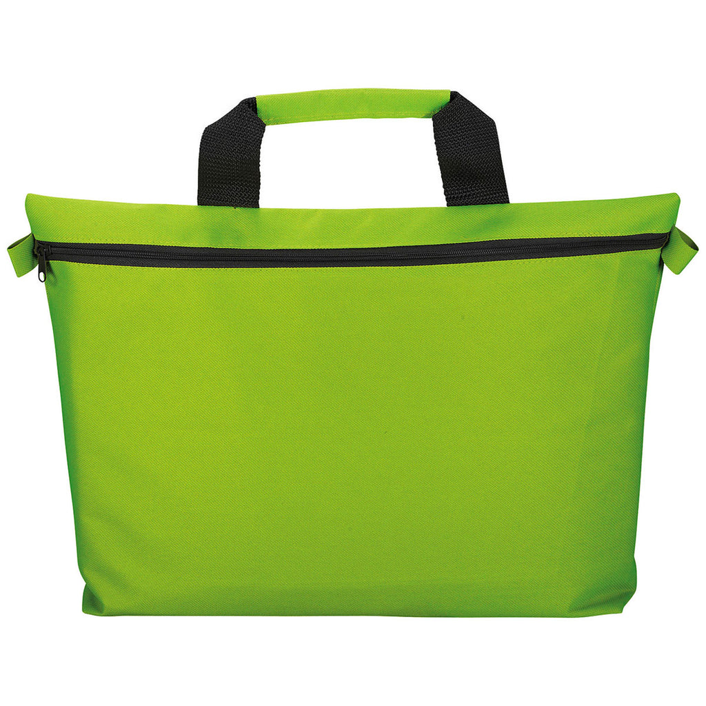 Bullet Lime Green Edge Document Briefcase