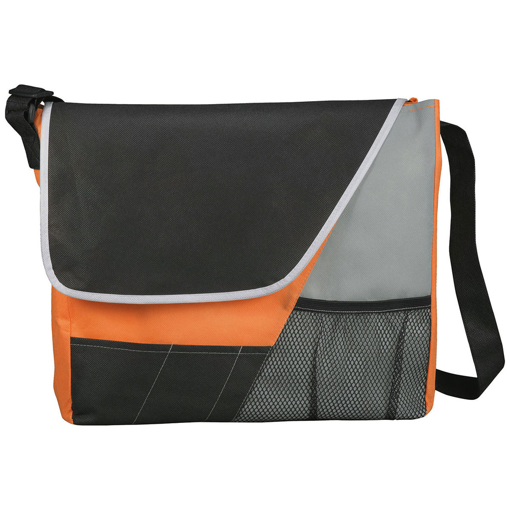 Bullet Orange Rhythm Non-Woven Messenger Bag