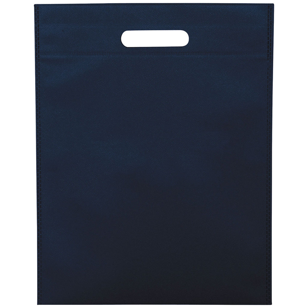 Bullet Navy Blue Freedom Heat Seal Non-Woven Tote