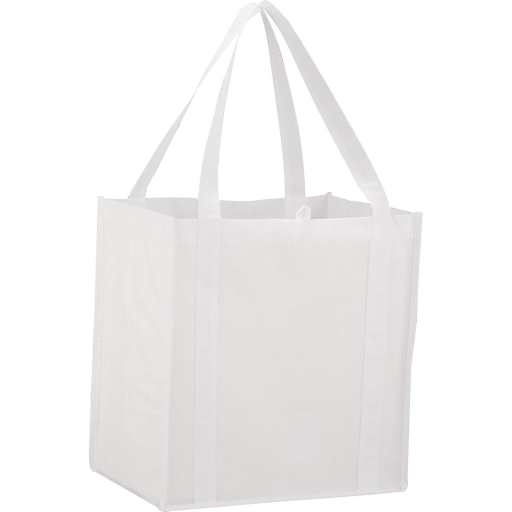 Bullet White Little Juno Non-Woven Grocery Tote